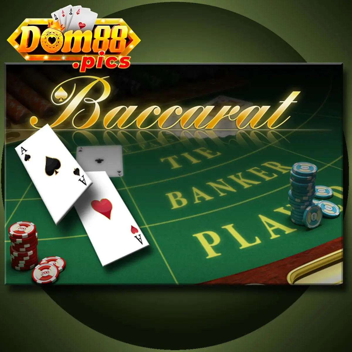 Baccarat dom88 – Trò chơi bài đẳng cấp và hấp dẫn nhất mọi thời đại 3 Đơn giản để làm quen nhưng vẫn mang lại sự hấp dẫn và thách thức.