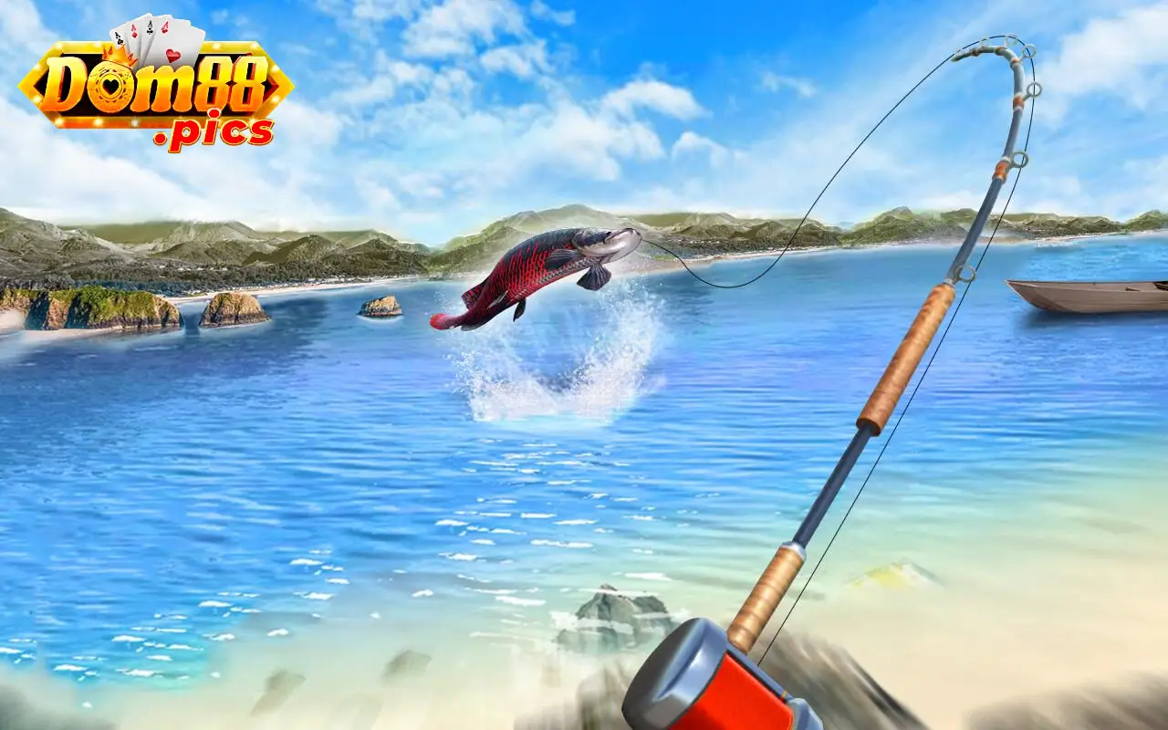 Happy Fishing dom88 – Trò chơi câu cá trực tuyến hấp dẫn nhất hiện nay 1 Lối chơi cuốn hút dễ hiểu.