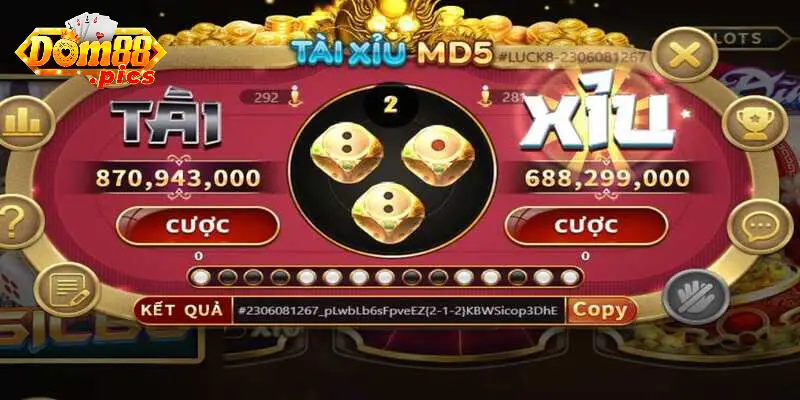 Tài xỉu MD5 dom88 – Trò chơi may rủi đang “làm mưa làm gió” trên thị trường 2 Một cột mốc mới, đánh dấu hướng đi hiện đại của ngành cá cược trực tuyến.
